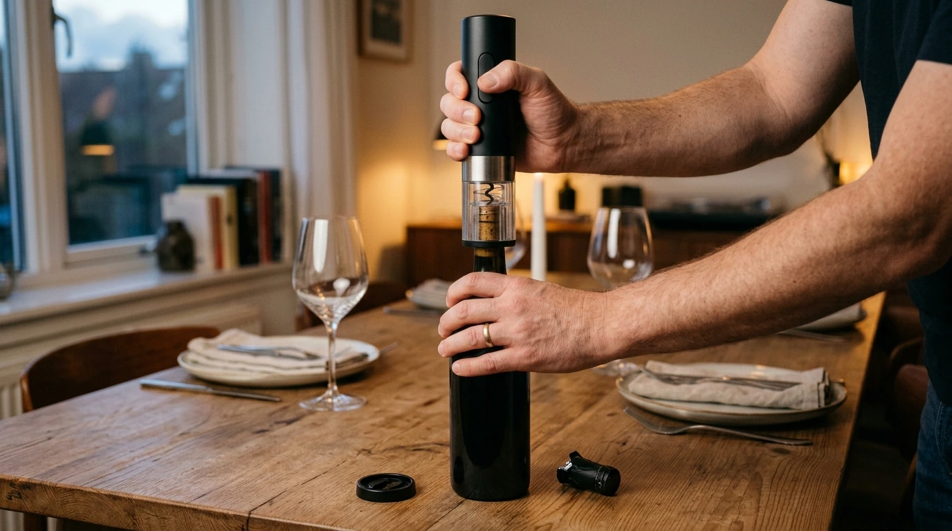 Easy Wine Nights: Electric Opener + Foil Cutter