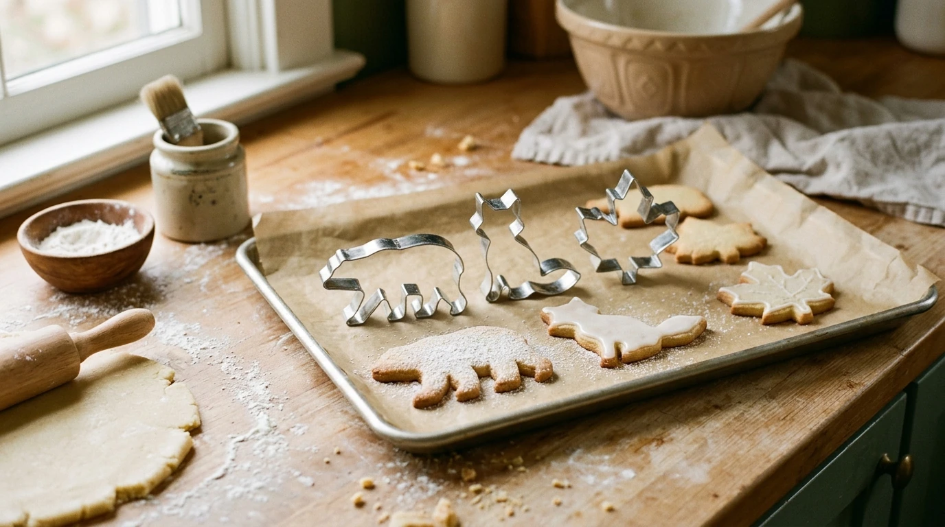 Nordic Forest Cookie Cutters: Bear, Fox & Leaf Ideas