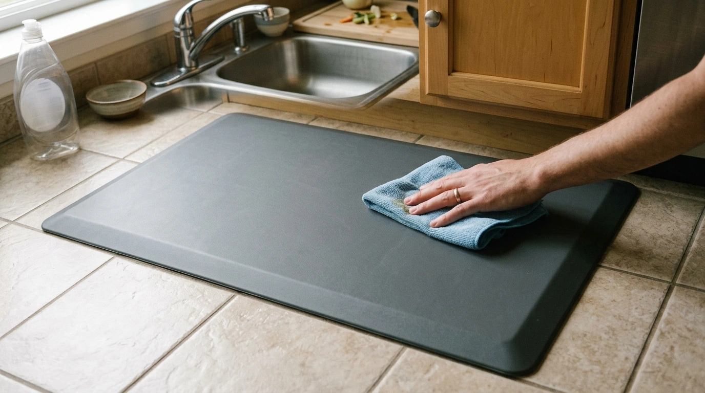 Waterproof Non-Slip Kitchen Mat: Easy-Clean, Oil-Proof