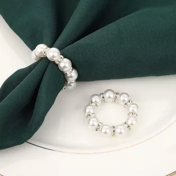 Pearl Napkin Rings: Easy Upgrade for Elegant Tables
