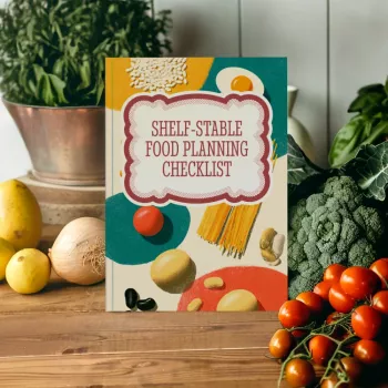Pantry Checklist for Shelf-Stable Meals (Printable)